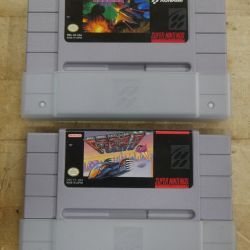  lot 2 super nintendo F-zero sns-fz-usa Gradius SNS-G3-usa made in japan used. very good condition. tested.   