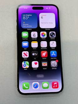 Apple iPhone 14 Pro Max 128GB Deep Purple Unlocked A2651 Excellent Condition
