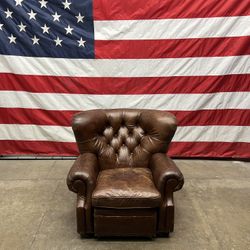 Free Delivery - RH Restoration Hardware Kensington Wingback Leather Chair 