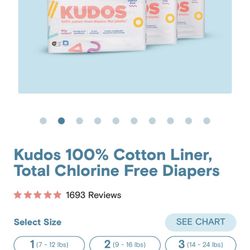 Kudos Diapers Size 4