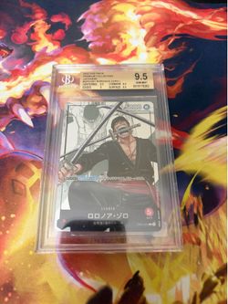 One Piece Trading Card Graded Beckett 9.5 Roronoa Zoro Promo
