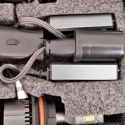  9007 HB5 Bulbs, 6500K Cool White 22000LM 600% Brightness Fog Light Bulbs 60000 Hours Lifespan, Hi Beam/Lo Beam 9007 Lights With Cooling Fan, Plug-N-P