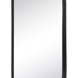 Matte black metal Framed Vanity Bathroom Mirror