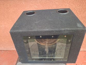 SPEAKER BOX CAJA PARA BOSINAS 10 INCHES GOOD CONDICIÓN ABLO ESPAÑOL