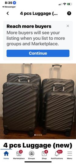4 Pc ABS Luggage Set