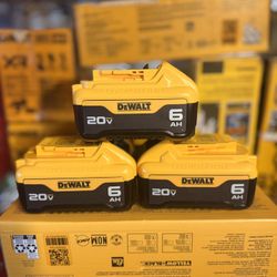 DEWALT 20V MAX Lithium-Ion 6.0Ah Battery