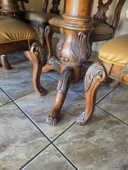 Real oak dinning table