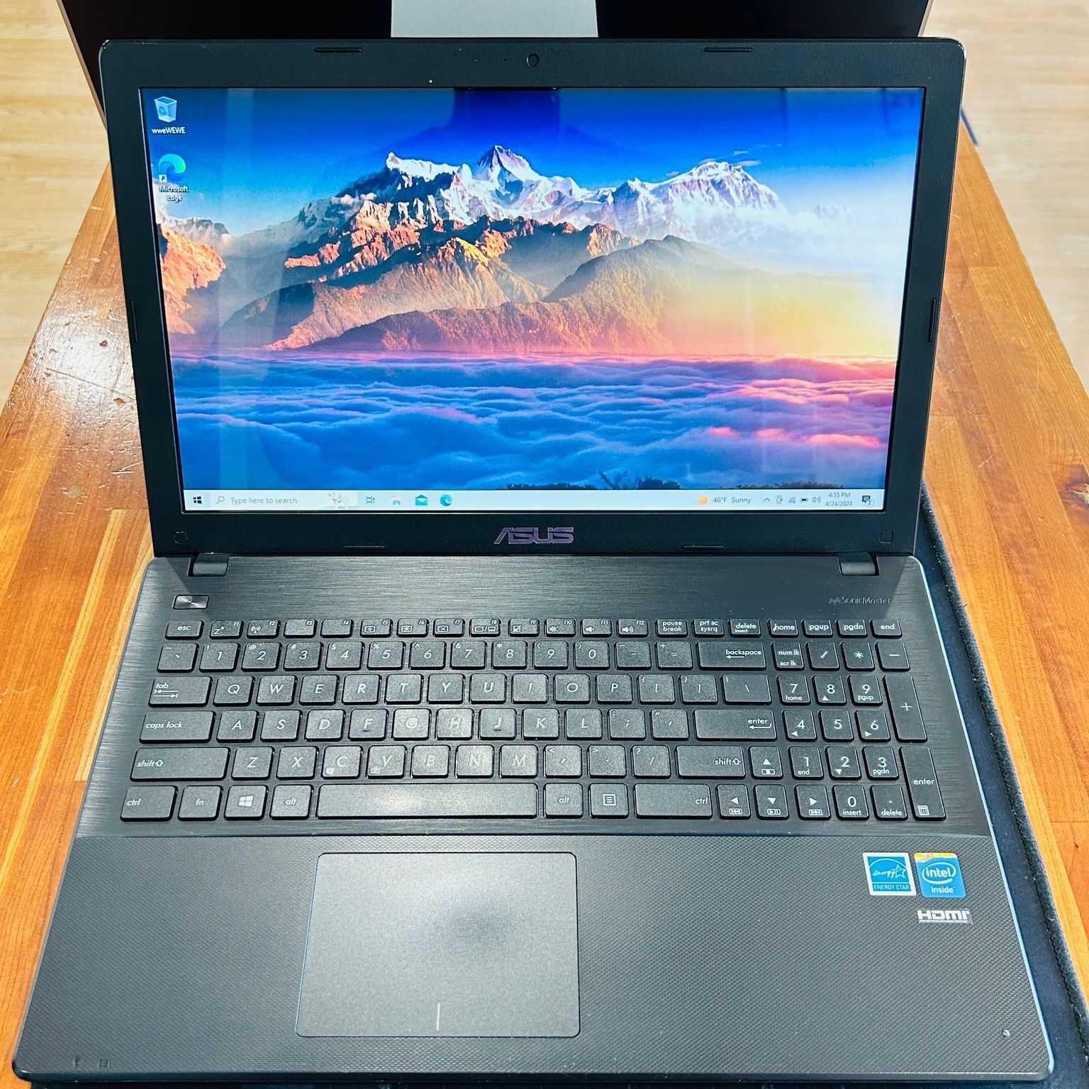 ASUS NoteBook 15” X551M Intel Celeron 4GB 120GB SSD Windows 10 Fully Functional