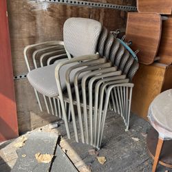Matching Stackable Arm Chairs for home or office lobby , Must Buy ALL , 8 available - $20 each 