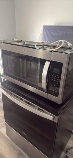 Whirlpool Stainless Steel Over-the-Range Microwave – $150