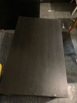 Dark Brown Wooden Coffee Table