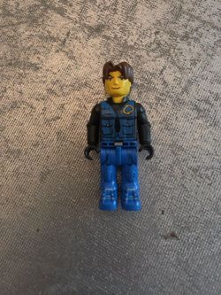 Lego Minifigure Jake Stone Junior Stone Blue And Black