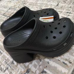 Heel Crocs Brand New 