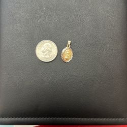 Double Sided Pendant 14k Gold 