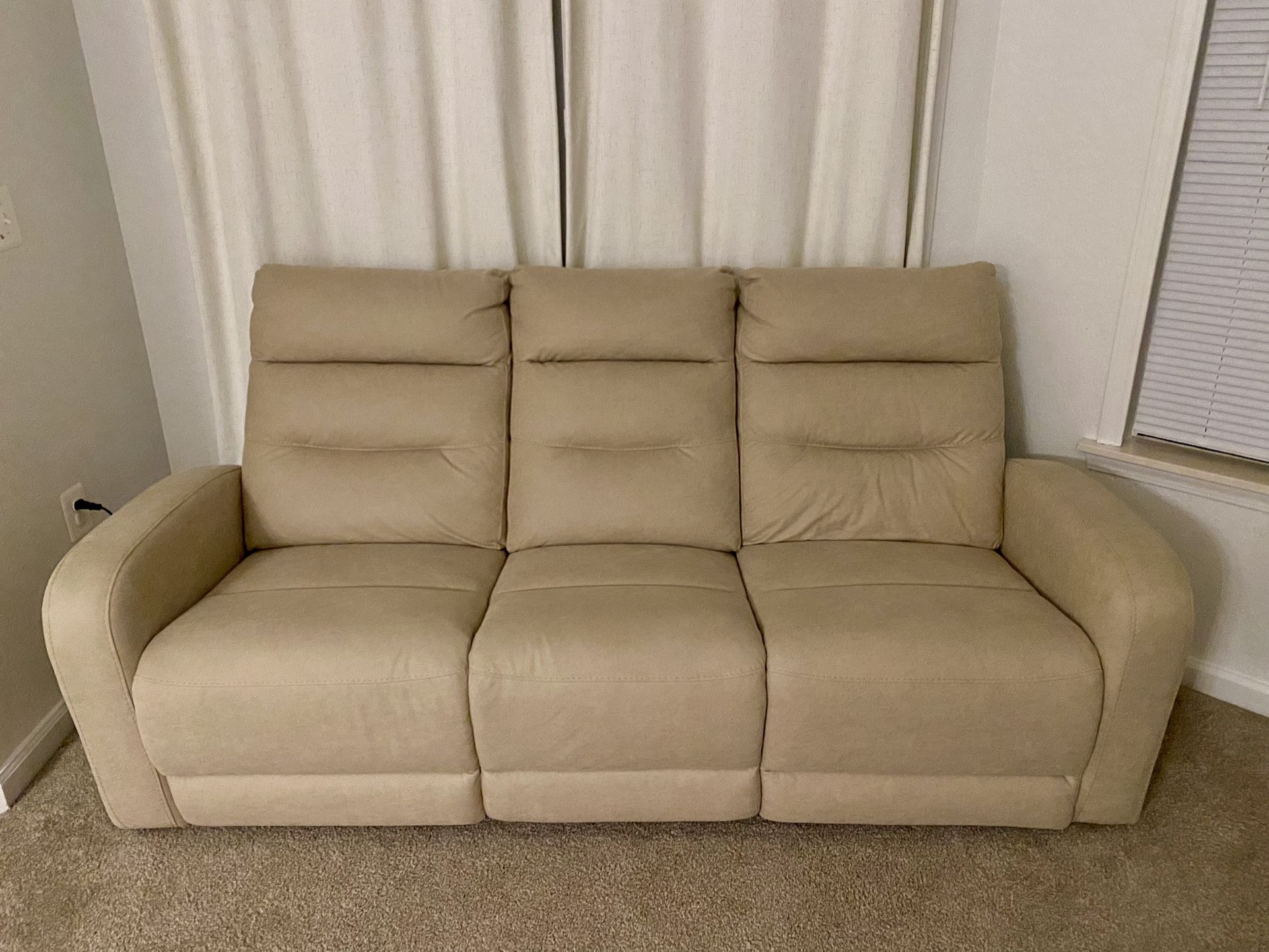 Dual Power Reclining Sofa
