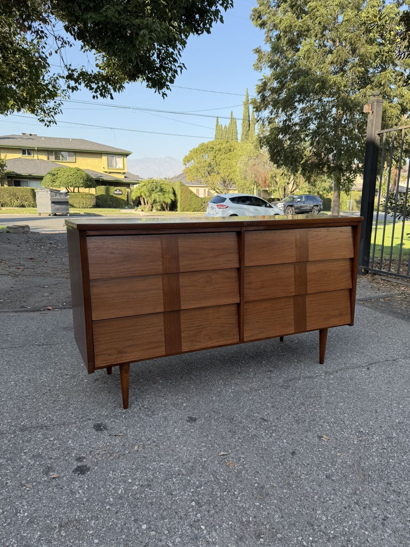Mid-Century Modern 6 Drawer Dresser By ward Furniture 