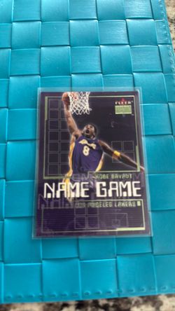 Kobe Bryant 2020 FLEER Name Game