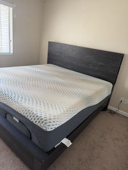 Ashley Brand Mattress With Adjustable Base And Bed Frame