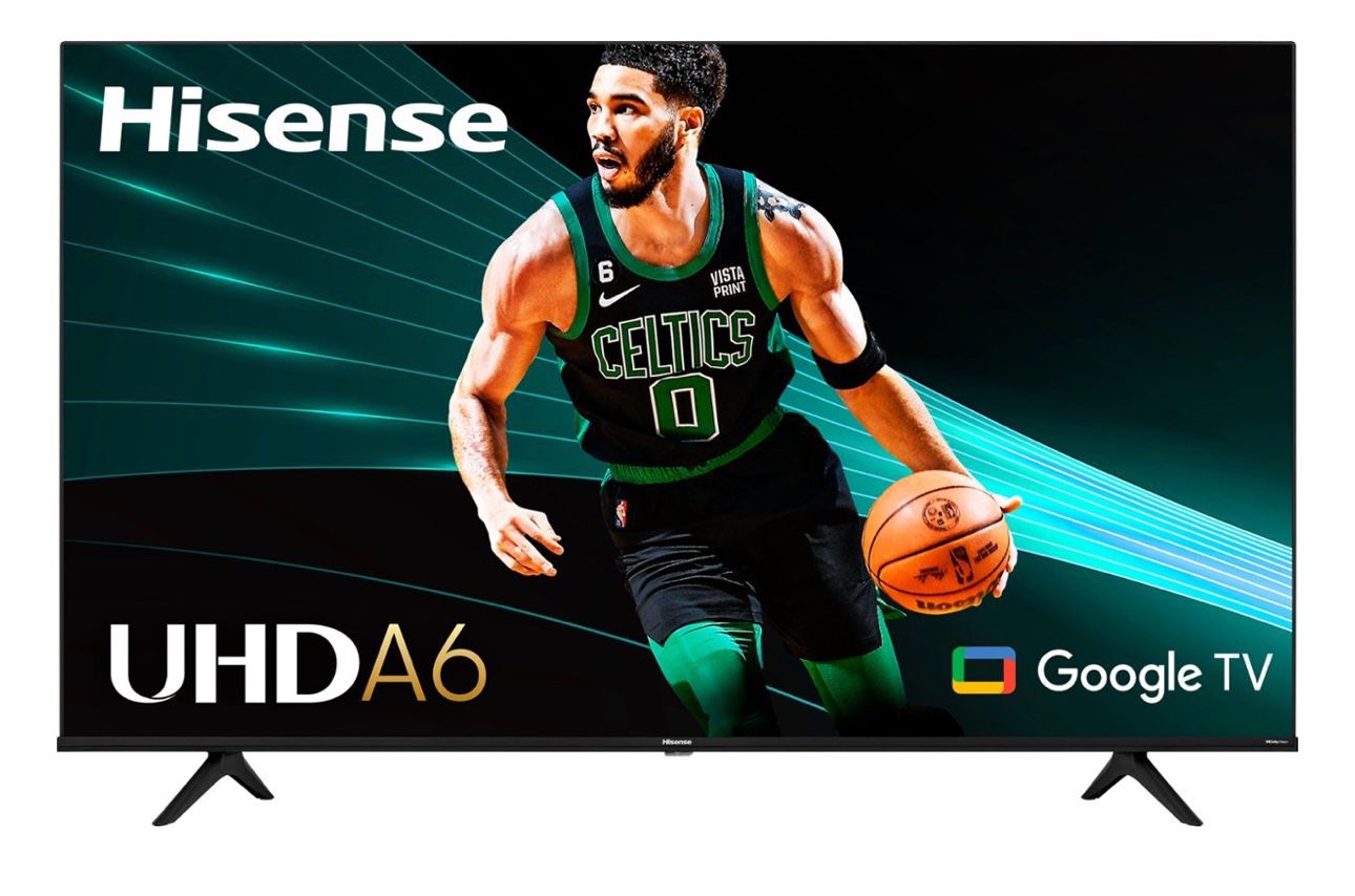 Brand NEW Hisense - 65" Class A6 Series LED 4K UHD HDR Smart Google TV
