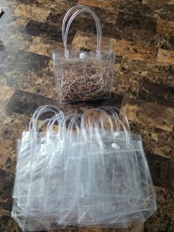 Clear gift bags