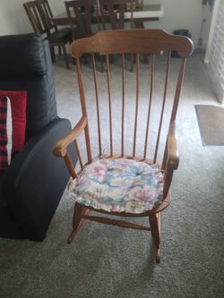 Antique Wooden Rocking Chair Excellent Condition