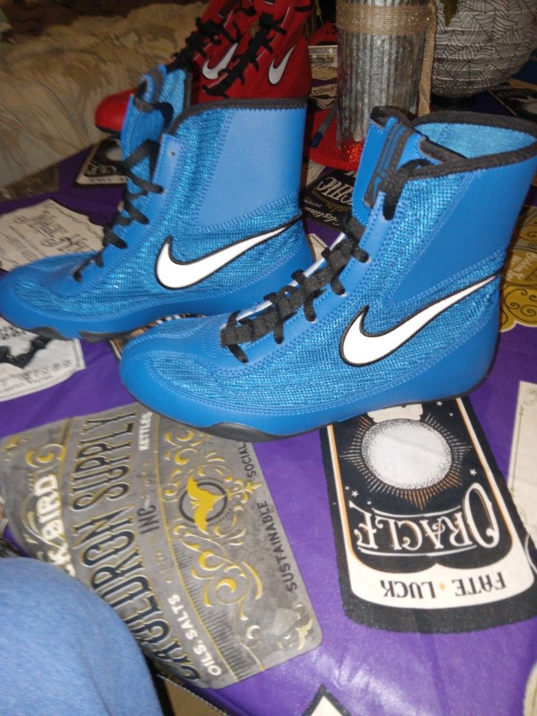 Nike - Boxing Shoes Machomai 2 Blue Size 5