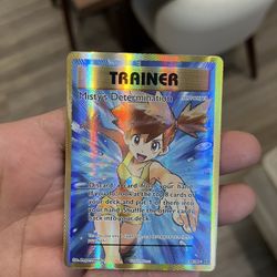 Misty Determination Pokémon Card Tcg single Raw