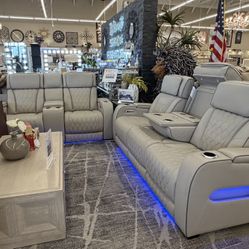 Power Sofa And Loveseat 