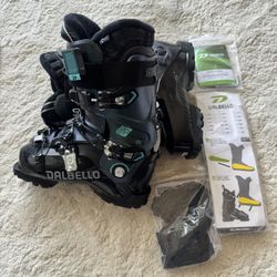 $1500 Value Ski Bundle: Ski Boots, Ski Helmet-Goggles, Ski Mittens, Backpack Case To Carry All!