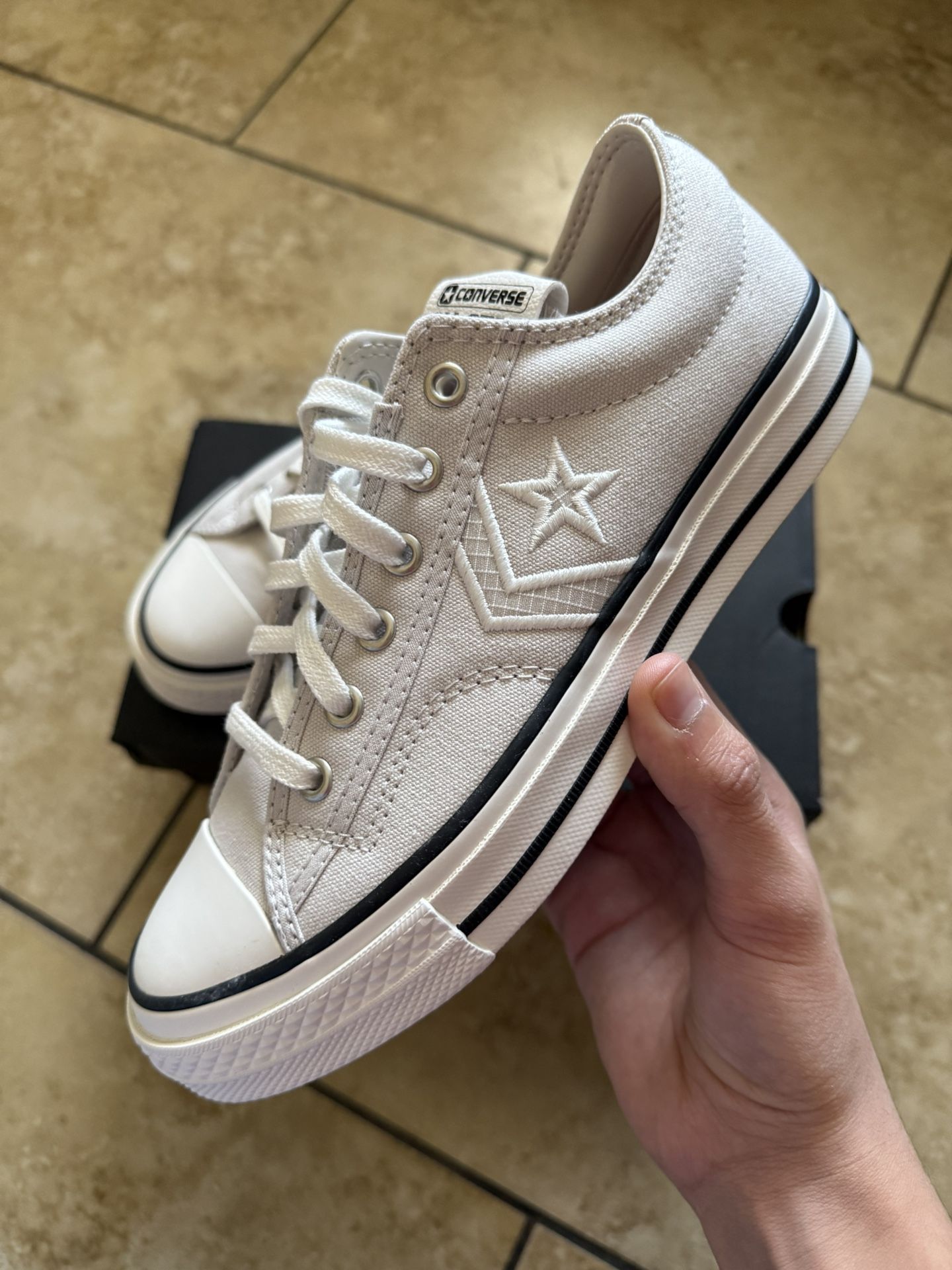 Converse Star Player White Every Size