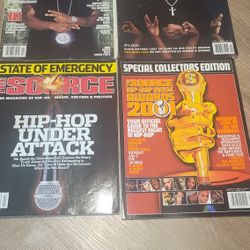 7 HIPNHop MAGAZINES 1990s Early 200s SOURCE MAGAZINE