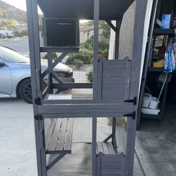 Animal Enclosed Cage 