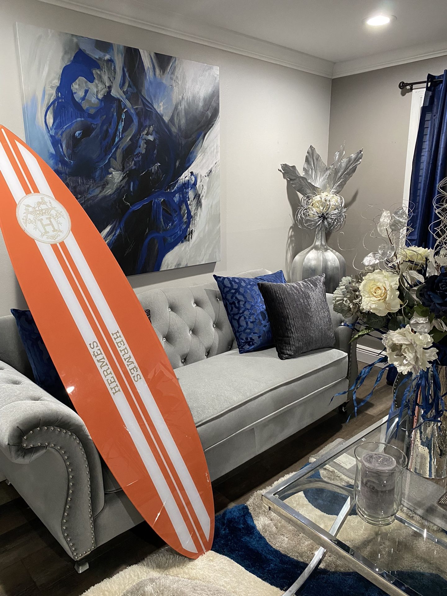 Hermes Surfboard Home Decor