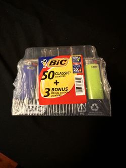 Bic lighters 50 pack