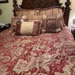 Croscill Bedding & Drapes (2 Pair)      $30.00