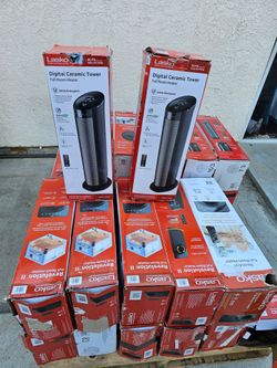 LASKO HEATERS ELECTRIC WITH REMOTE CONTROL ROTATE ECONOMIC ELECTRIC FOR FULL ROOM FOR ANY QUESTION TEXT ME PLEASE