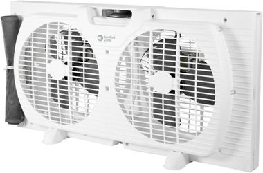 Comfort Zone 9-inch Twin Window Fan