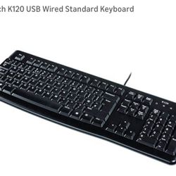 Logitech K120 USB Wired Standard Keyboard