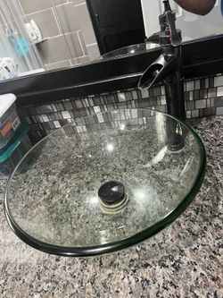 Used Bathroom Sink With Faucet