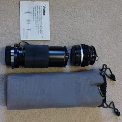 Vivitar 70-210mm / Olympus 28mm Set