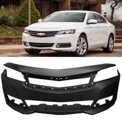 New Front Bumper For Chevy Impala Fits 2014 to 2020. Comes black primed ready to paint. Bumper in picture is the actual bumper.