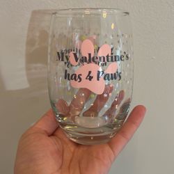 Dog Wine Glass