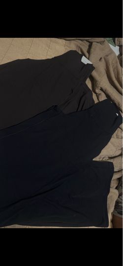 Two Pairs of Black Leggings