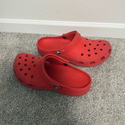 Red Crocs