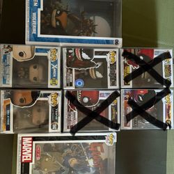 Marvel Funko pops