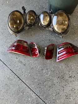 99-02 clk taillights and headlights