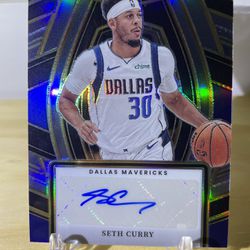 Select Signatures Seth Curry Autograph 
