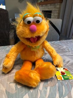 Nanco Sesame Street Vtg 2003 Plush Zoe - 12” Tall NWT