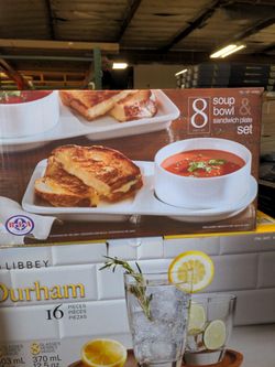 Soup bowl  and  Sandwich Plate