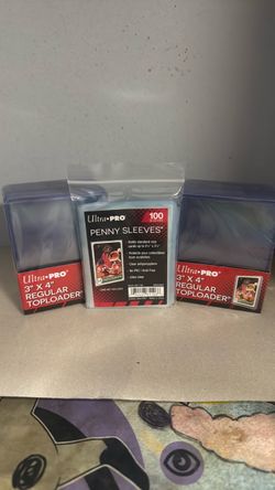 Ultra pro top loaders and penny sleeves